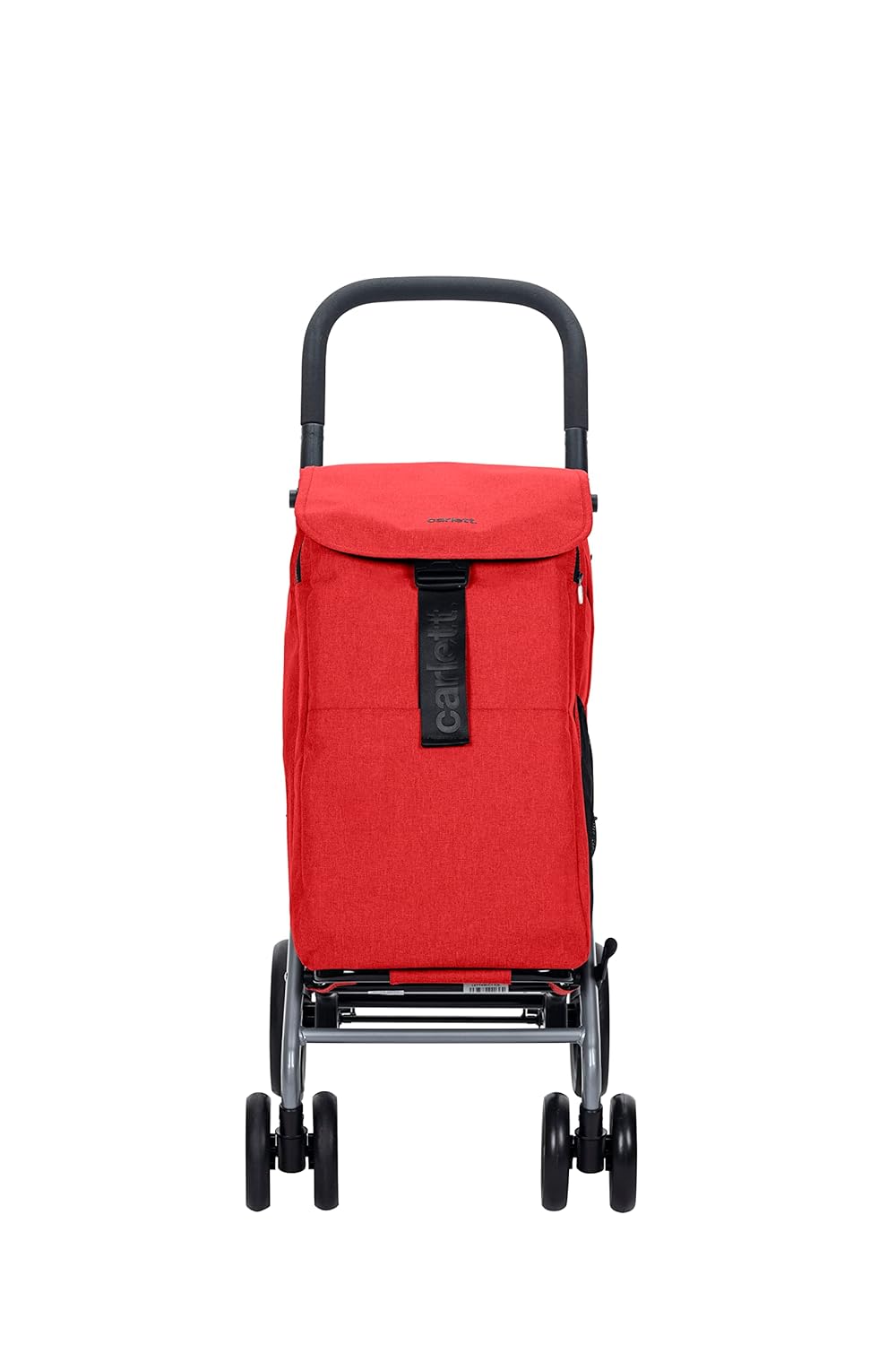 Einkaufstrolley Classic Duo Lett430 mit 4 Rädern und Bremse, Rot CLASSIC duo