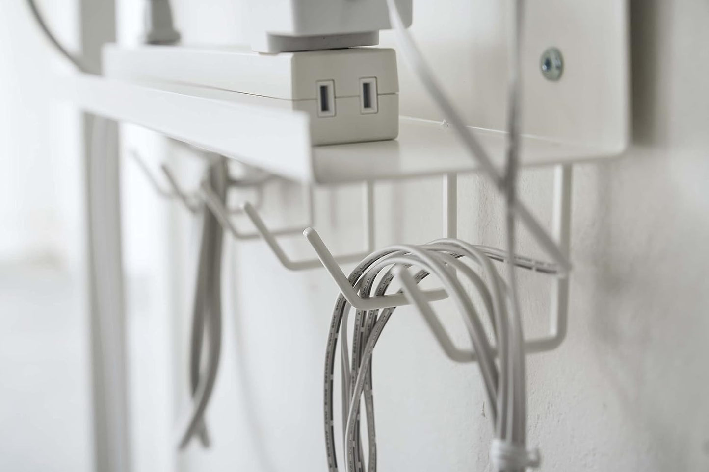 Kabel- und Routerorganizer, Weiss