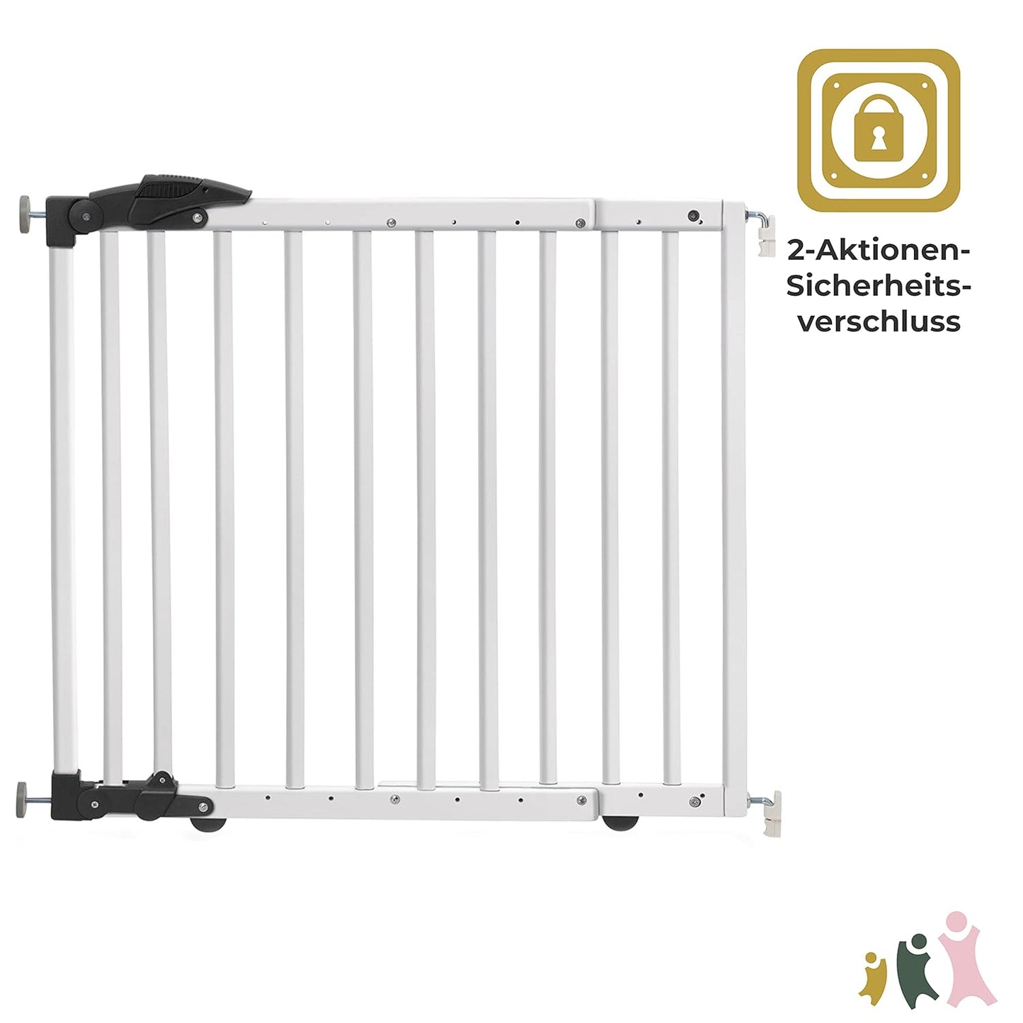 Schwenkbares Türschutzgitter 68-102 cm