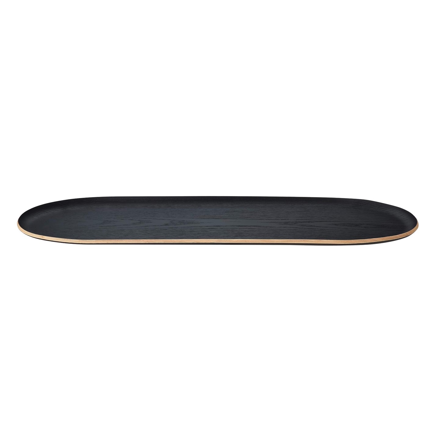 Serviertablett Baki, Schwarz 55 x 20 x 1.5 cm