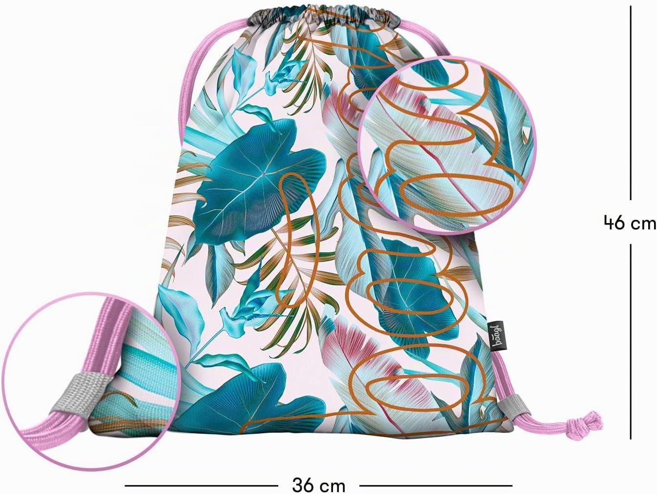 Federmäppchen & Turnbeutel Set für Schule, Leafs