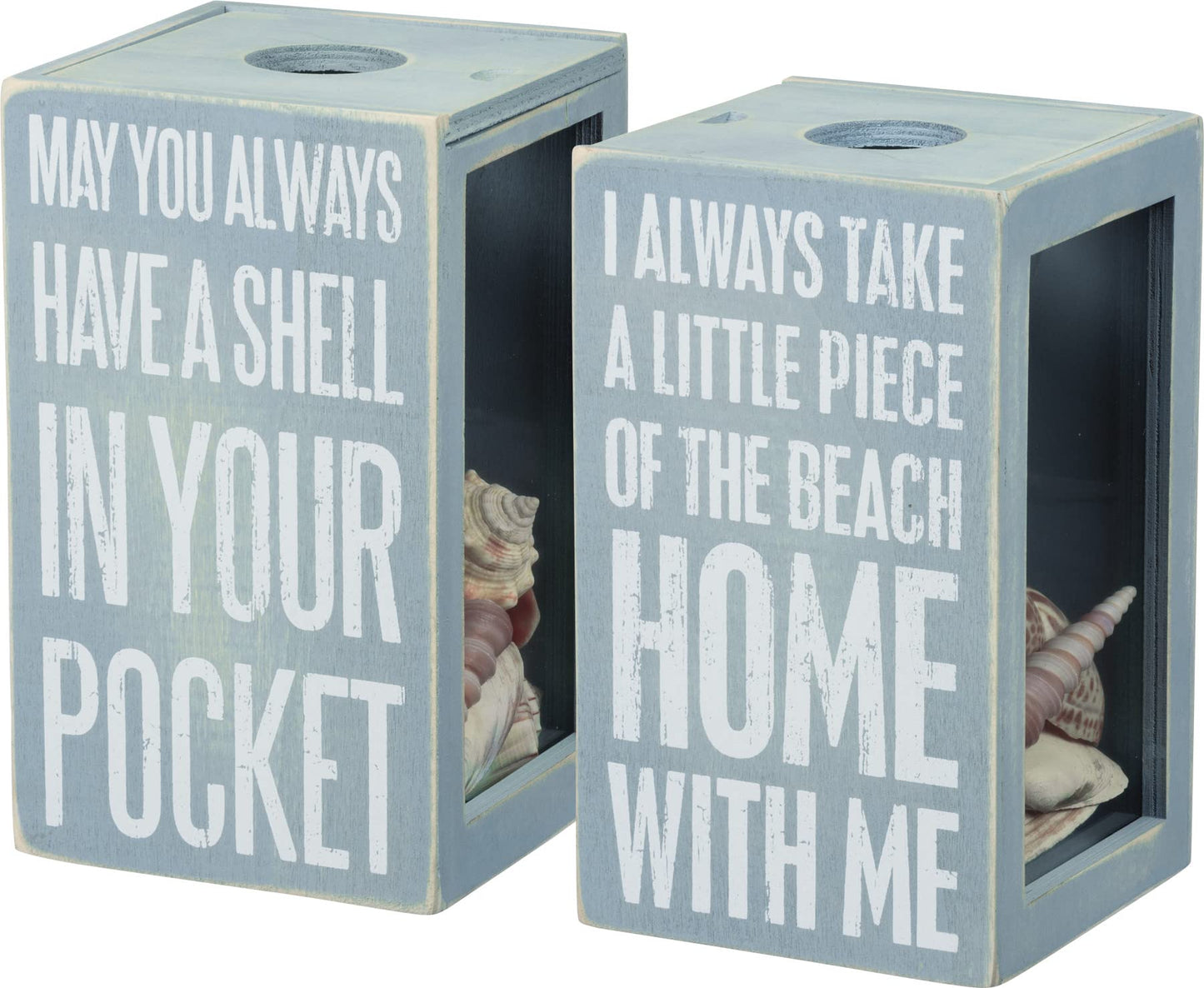 Zahnputzbecher, 4.25 x 7.25 x 4.25-Inches Piece Of The Beach With Me