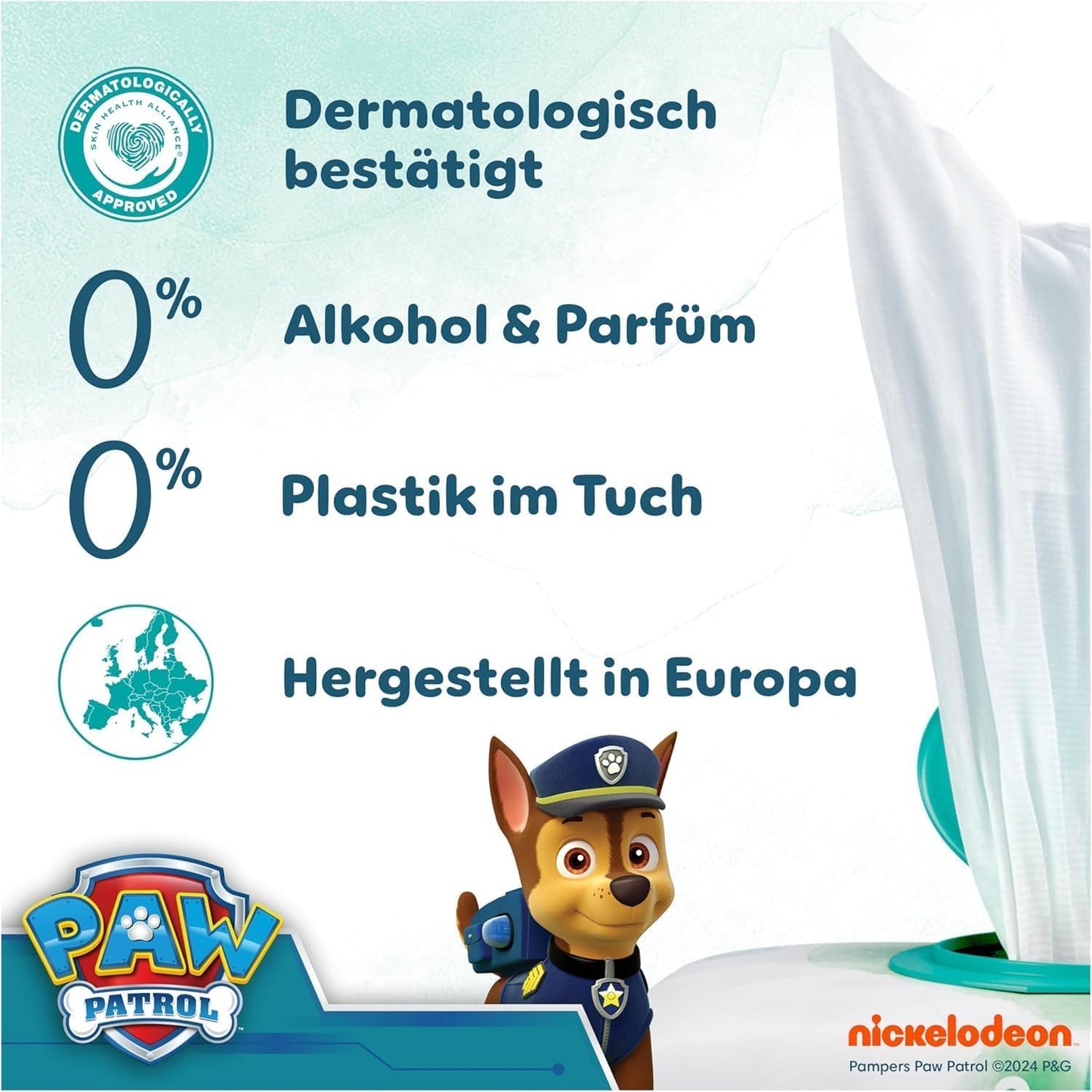 Feuchttücher Harmonie Aqua, 1 stück (720er Pack)