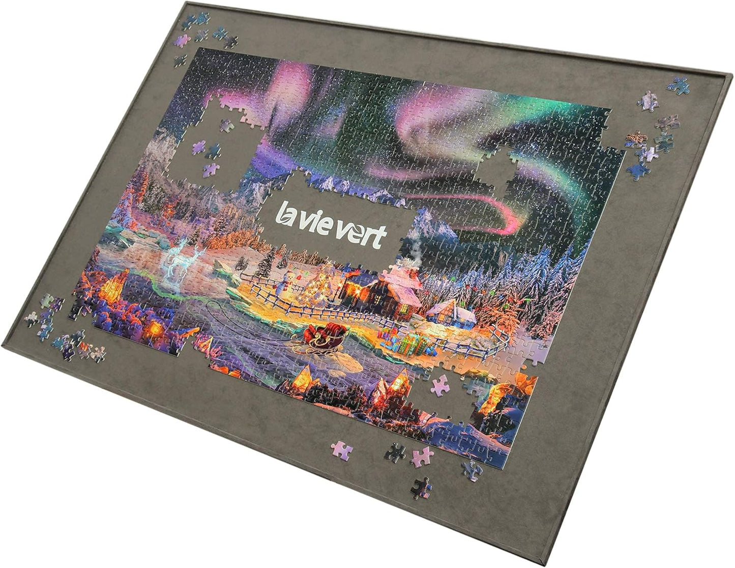 Puzzlebrett für bis zu 1500 Teile, Grau