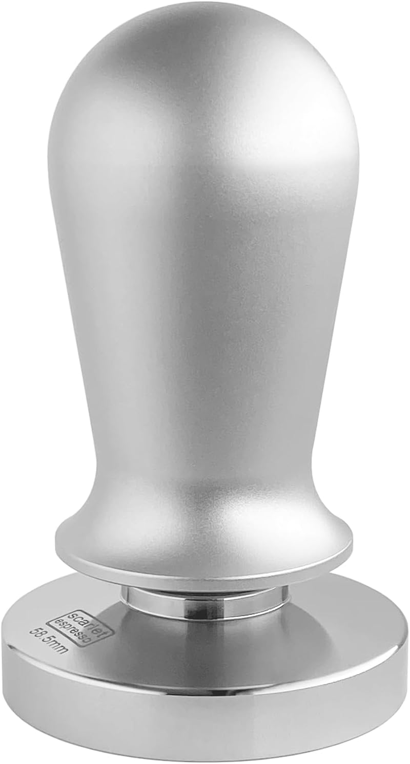 Espresso Tamper Perfetto mit Kalibrierung, 58.5 mm Silber