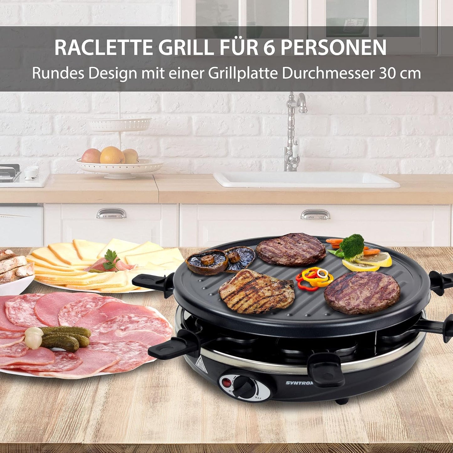 4 in 1 Raclette
