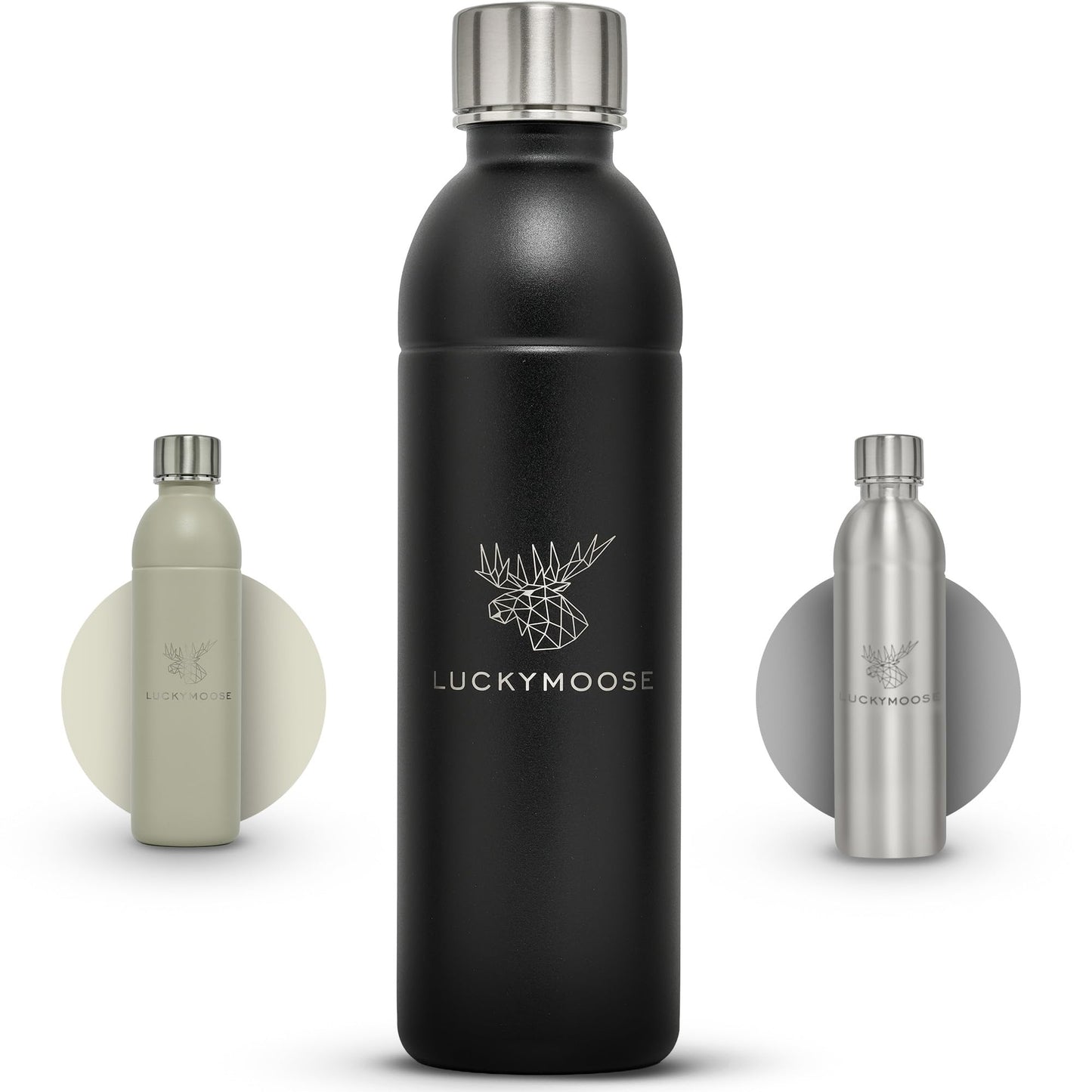 Wassersprudler-Flasche, 0.75L, Black 0,75L (1 Stück)