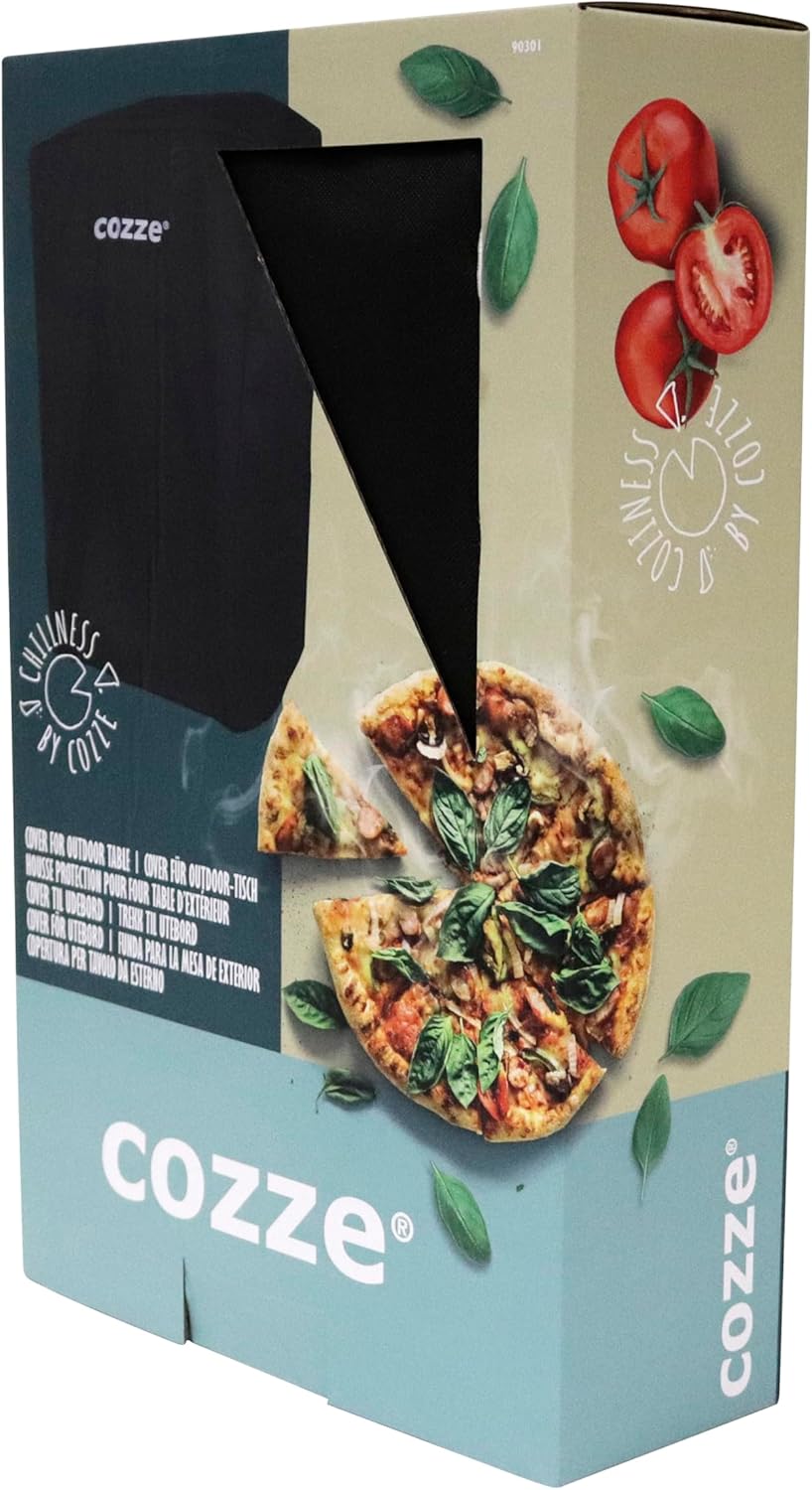 Abdeckhaube für Pizzaofen mit Tisch