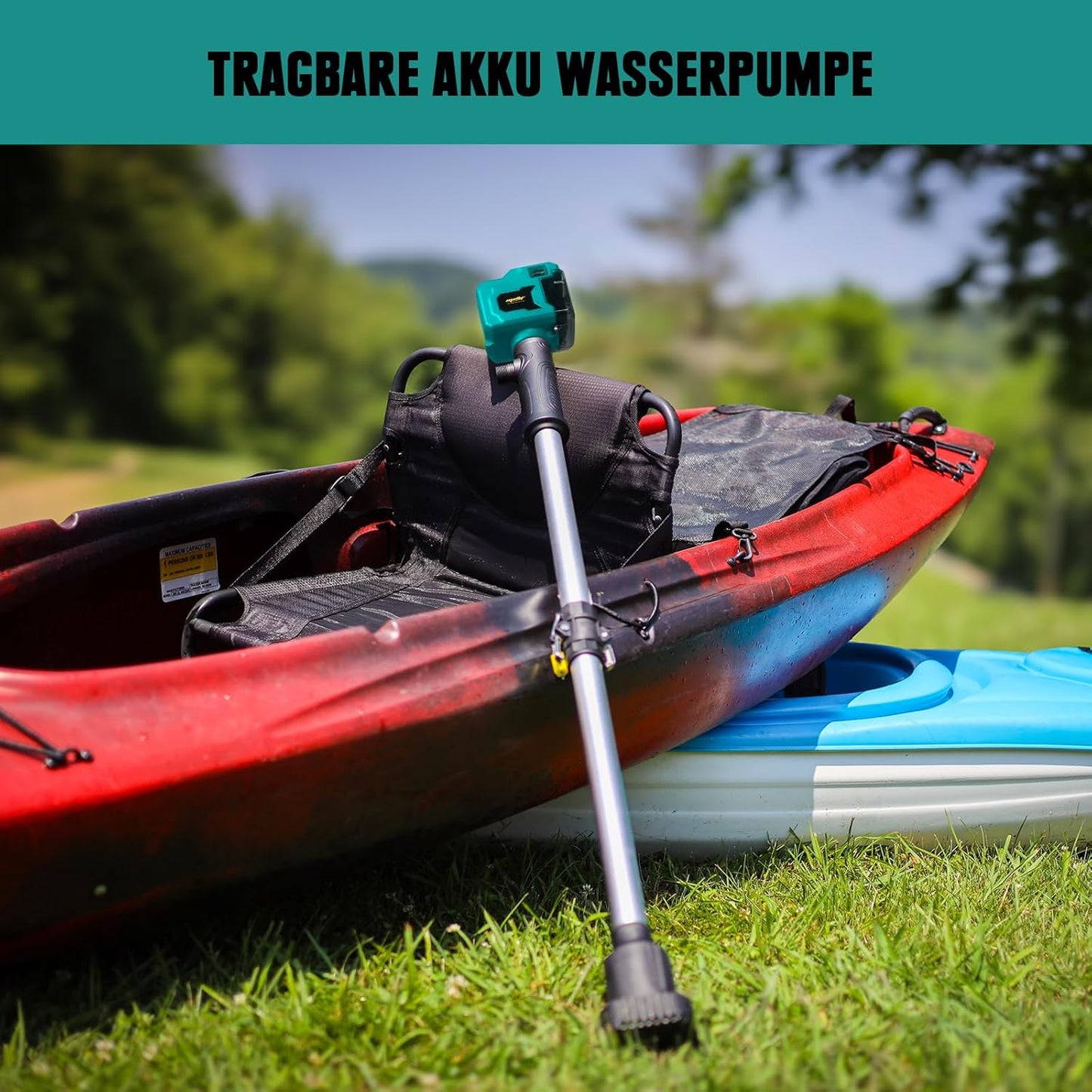 Akku-Regenfasspumpe