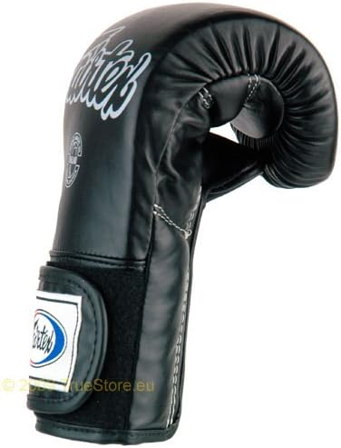 Leder Sandsackhandschuhe, Schwarz M