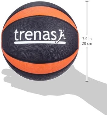 Medizinball aus Gummi 1,5 kg, 1,5 KG - Orange