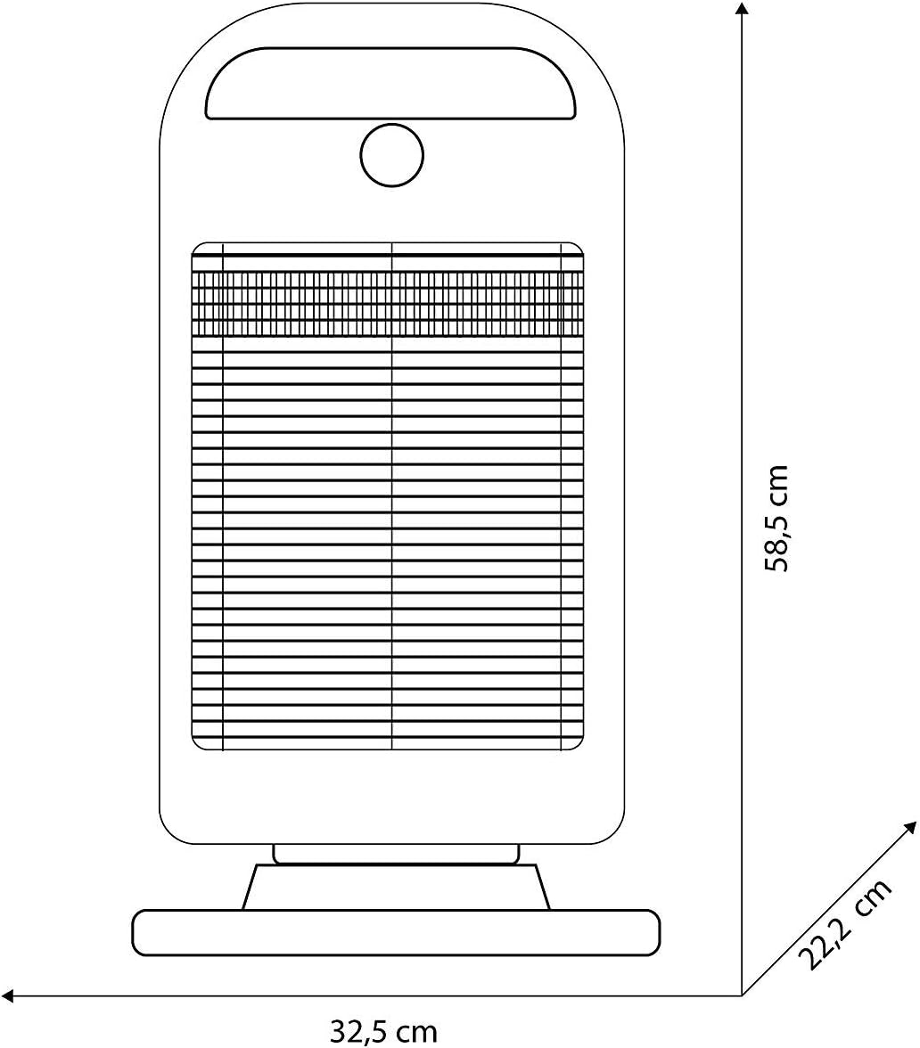 Halogen Heizstrahler Solaria, Halogen Grau