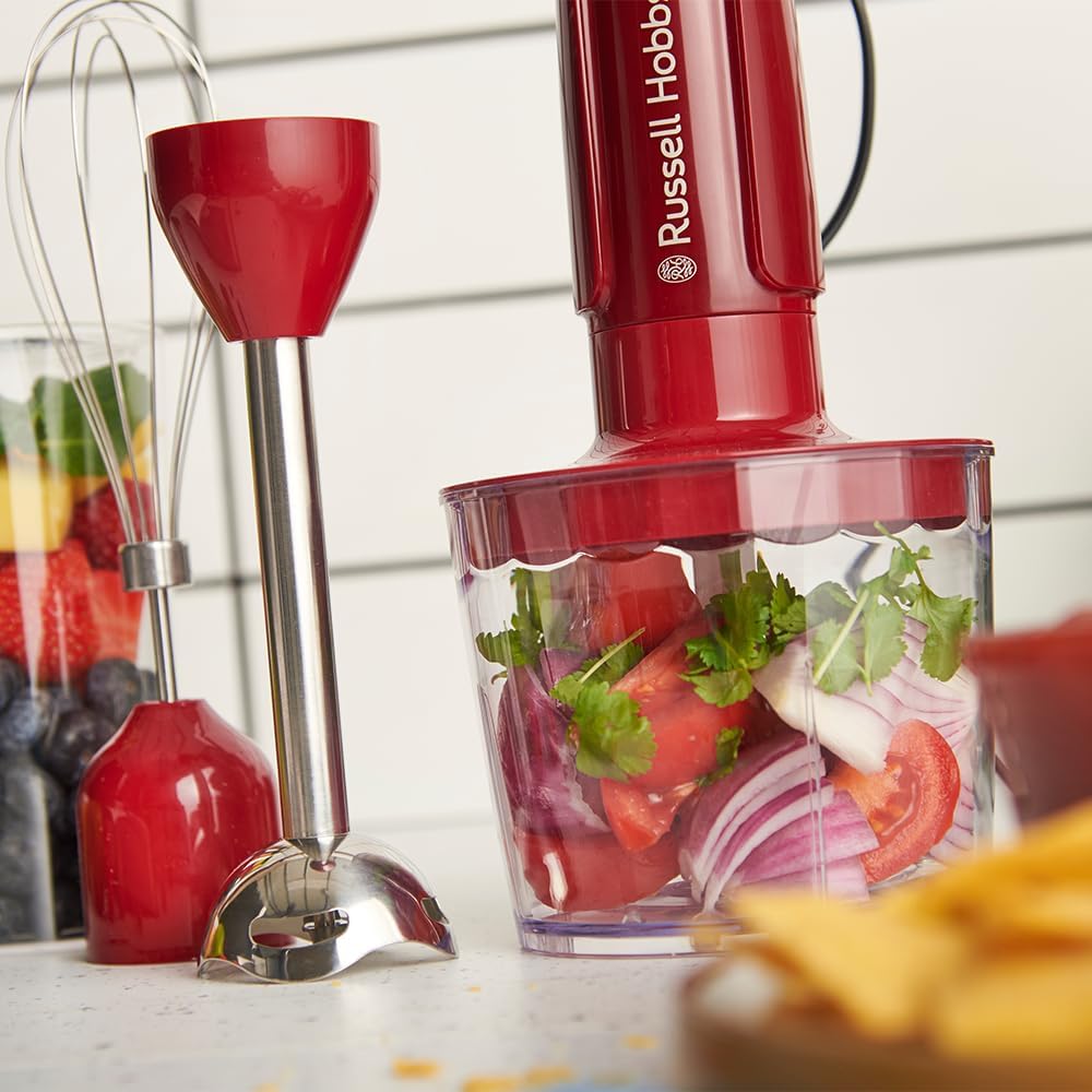 3-in-1 Stabmixer-Set 27142-56, Rot