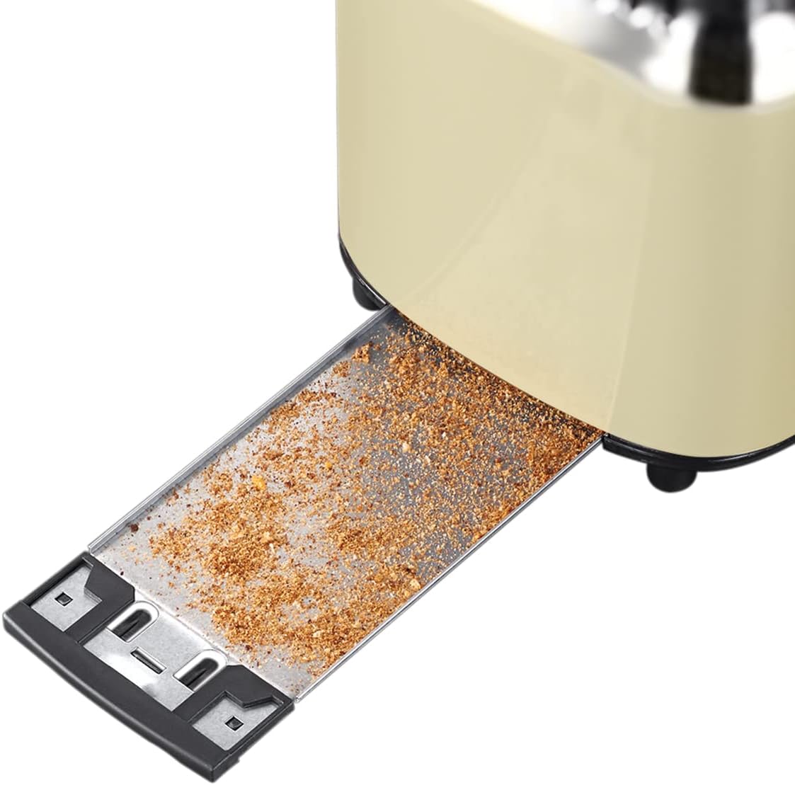 Retro-Toaster für 2 Scheiben, Creme