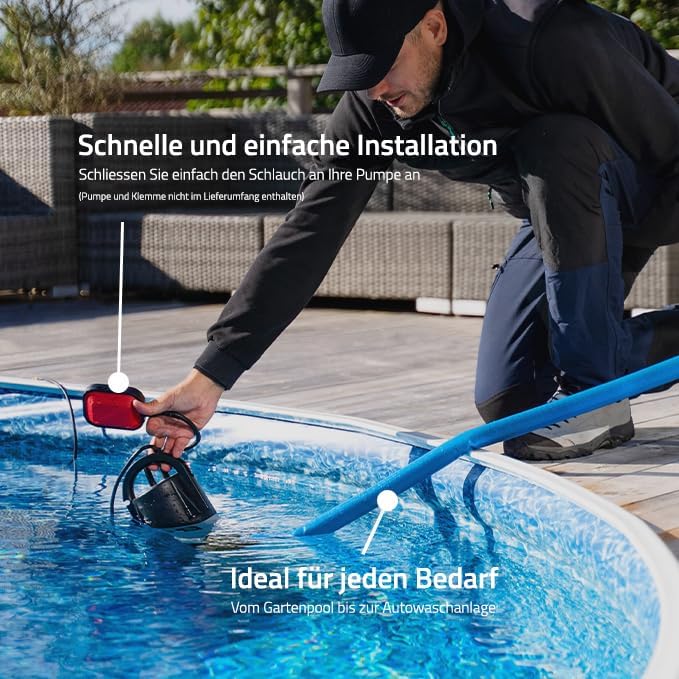 Flachschlauch für Pumpe, 25mm/50m