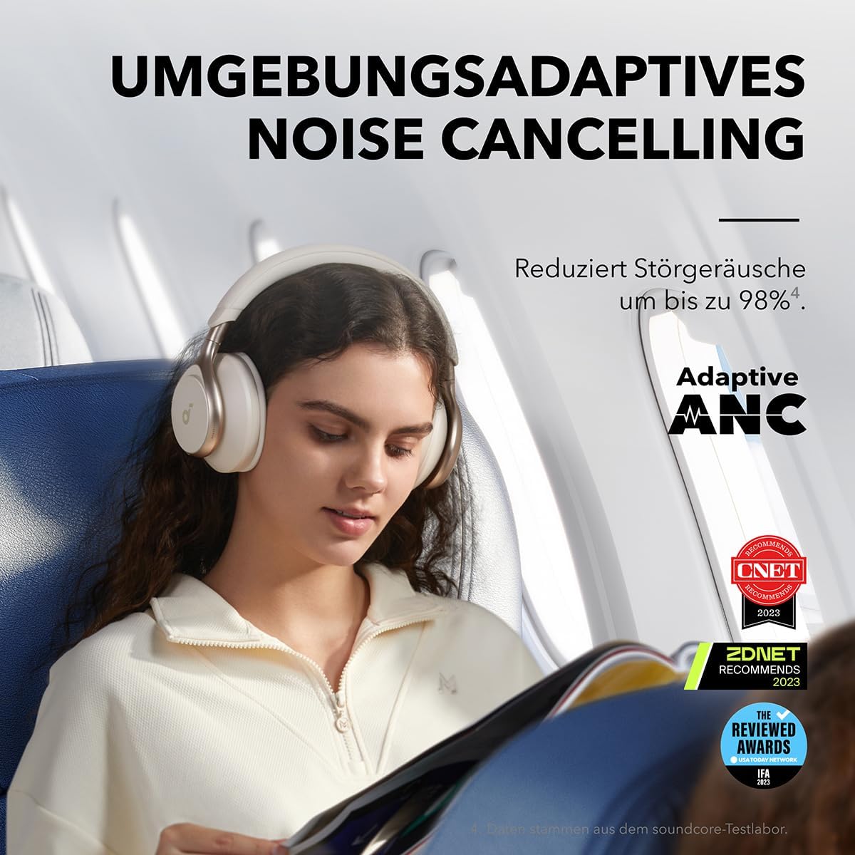 Space One Over-Ear Kopfhörer, cafe latte