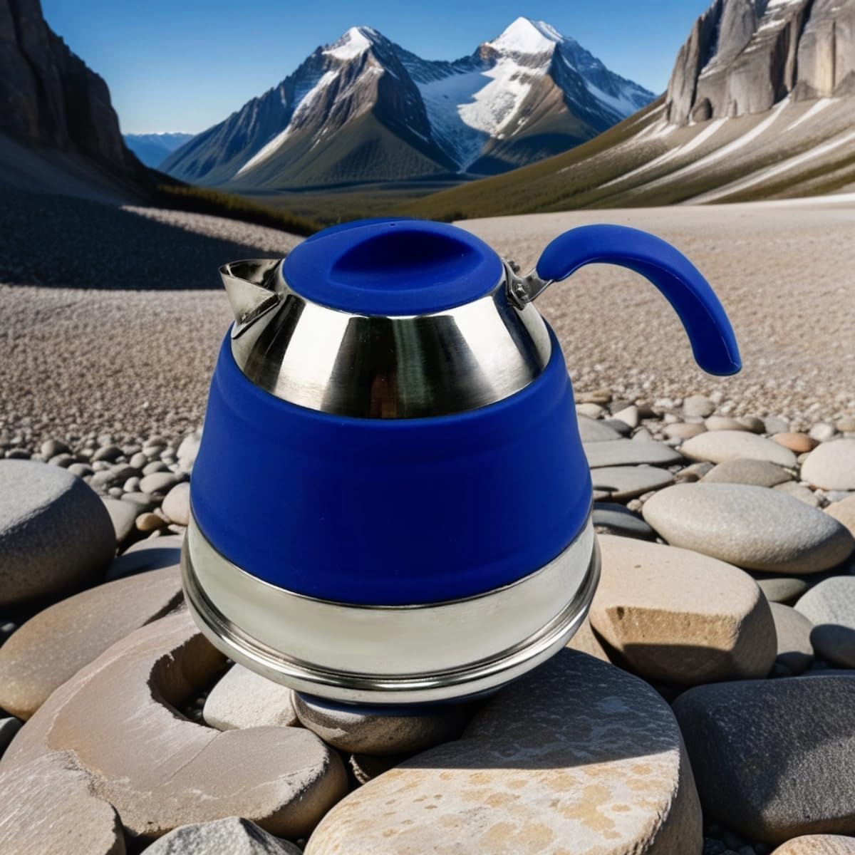 Zusammenklappbarer Wasserkocher für Camping