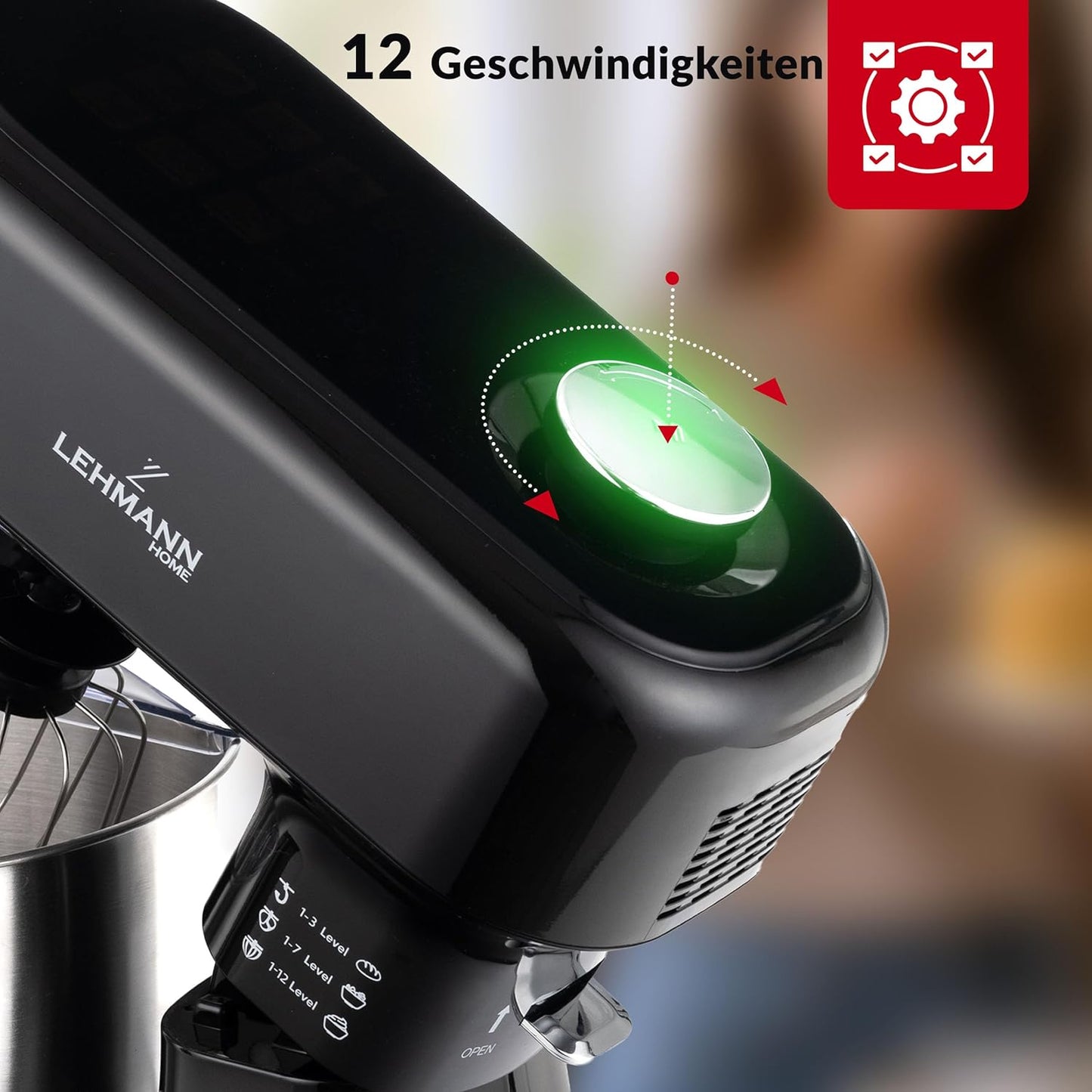 Multifunktions Küchenmaschine mit Waage