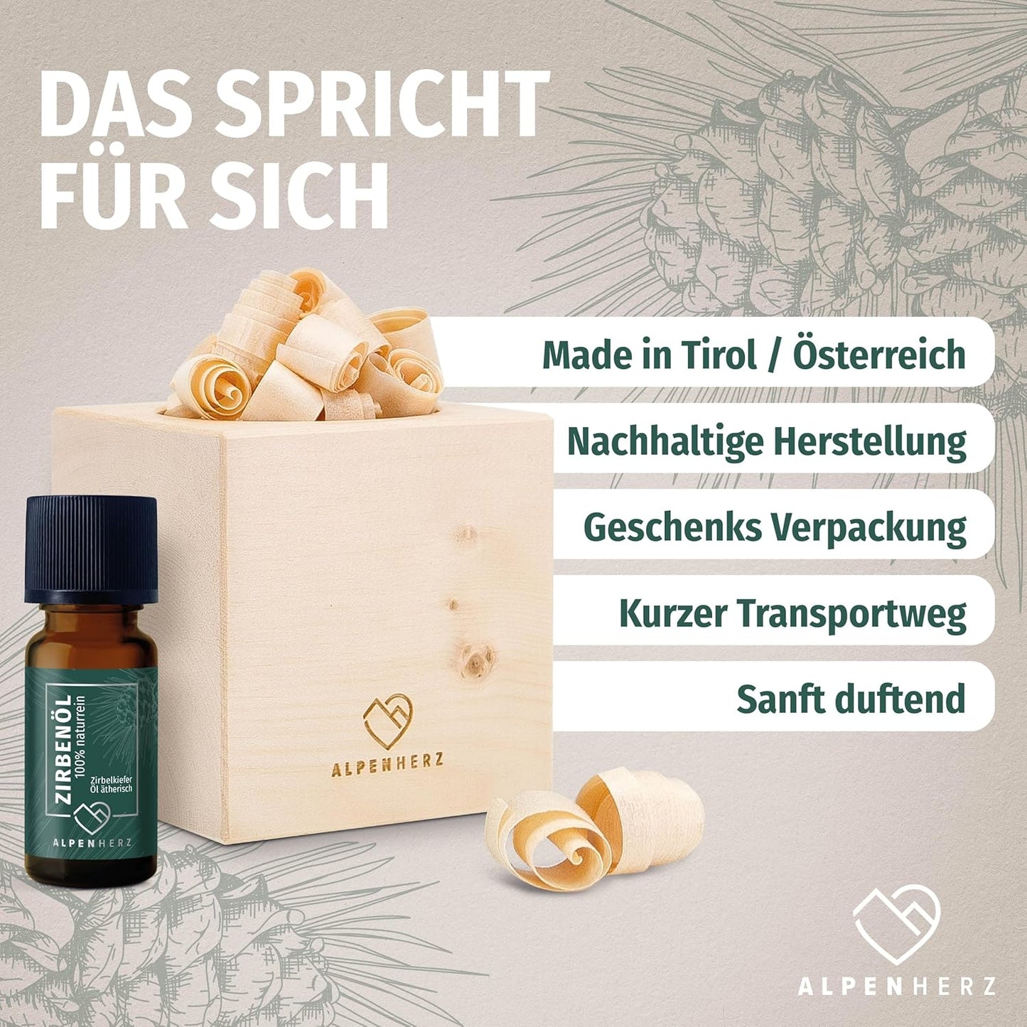 Zirbenwürfel-Set