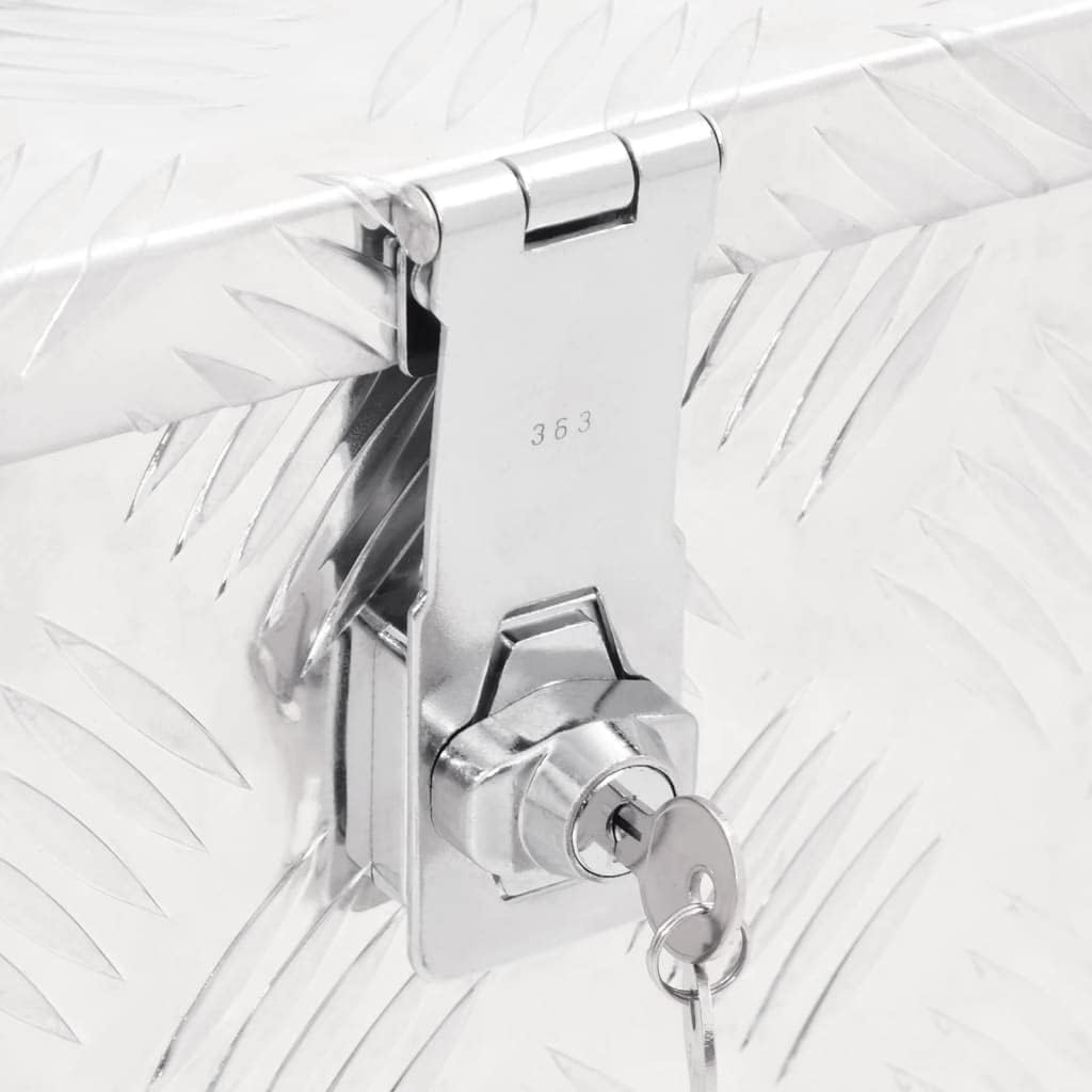 Aluminium Transportkoffer (50 x 15 x 20,5 cm), 50 x 15 x 20.5 cm Silber
