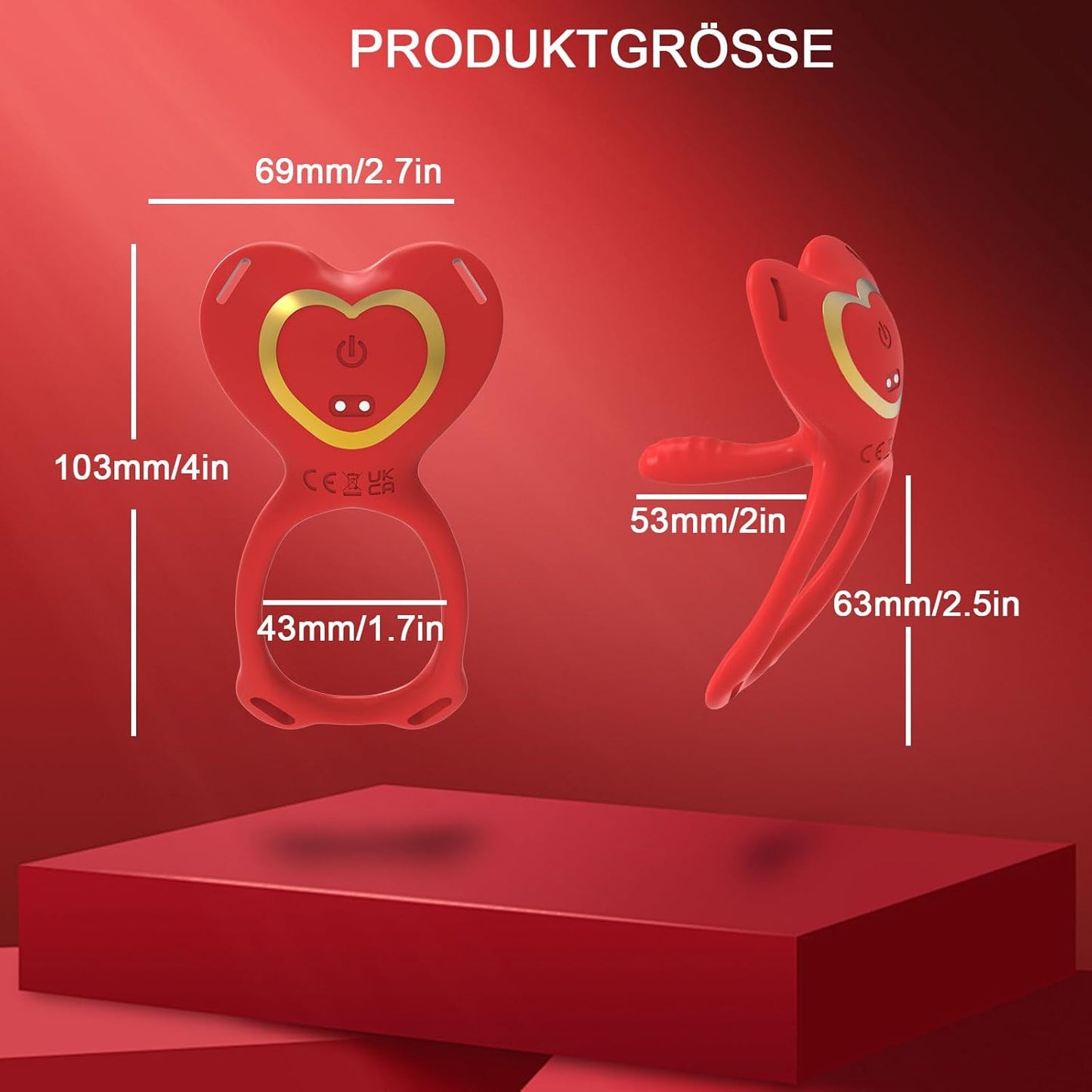 APP-gesteuerter Schmetterlingsvibrator mit 9 Modi und Fernbedienung