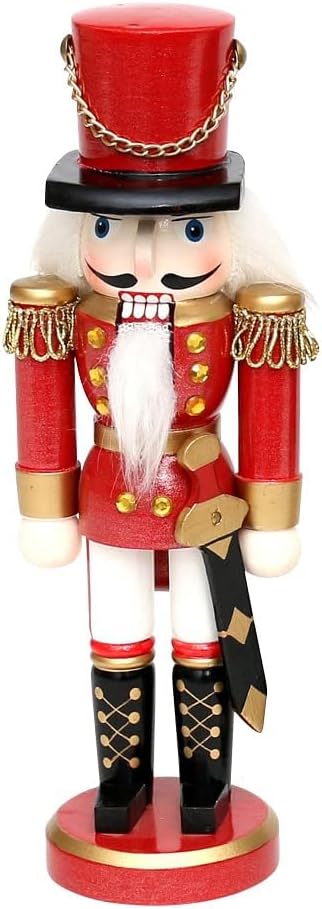 Nussknacker Soldat, klassisches Design (20 cm), 20 cm, Rot