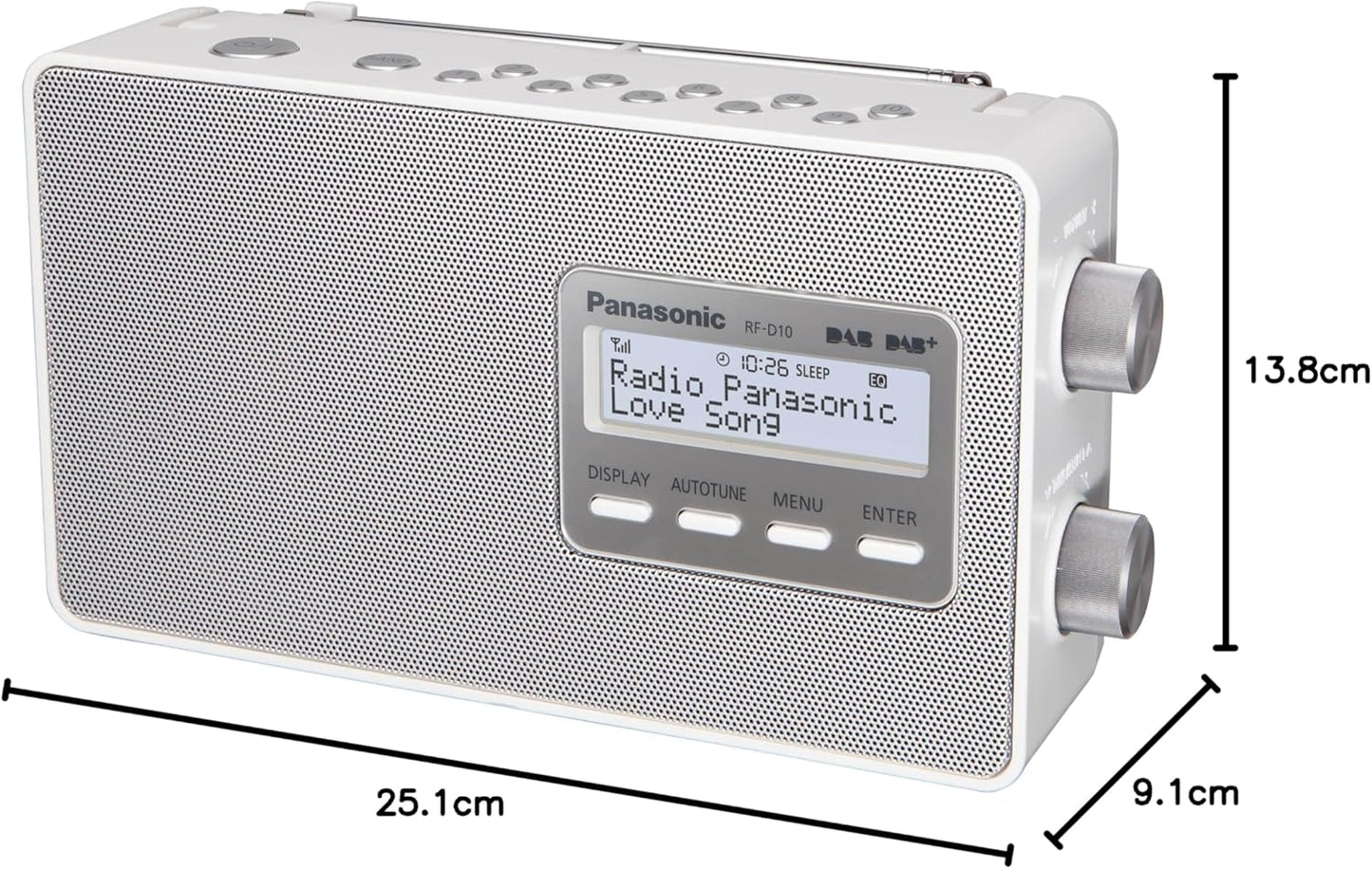 Digitalradio RF-D10EG-W, weiß Single