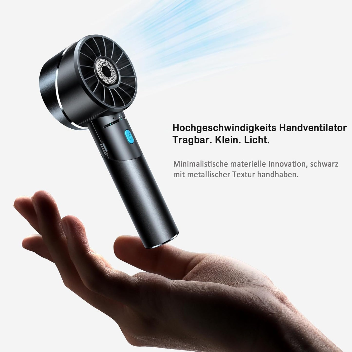 Mini-Handventilator, Schwarz