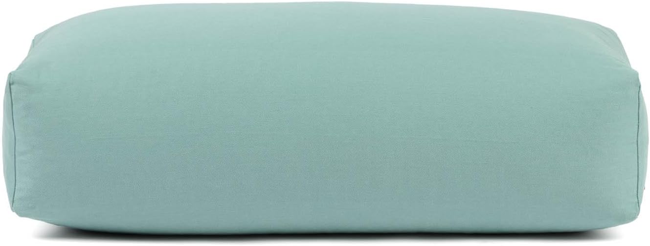 Yogakissen mit Bio-Dinkelfüllung, waschbar, mineral blue