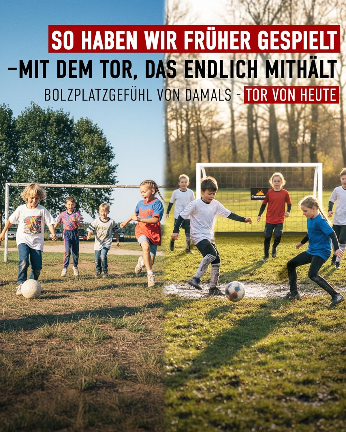 Fussballtor für Kinder, 180x120 cm
