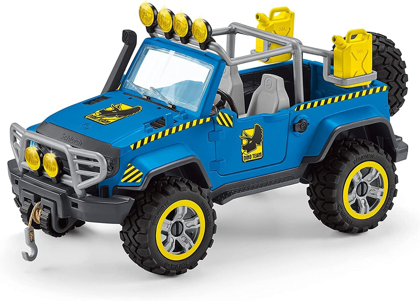 Geländewagen mit Dino-Aussenposten, Spielfigur