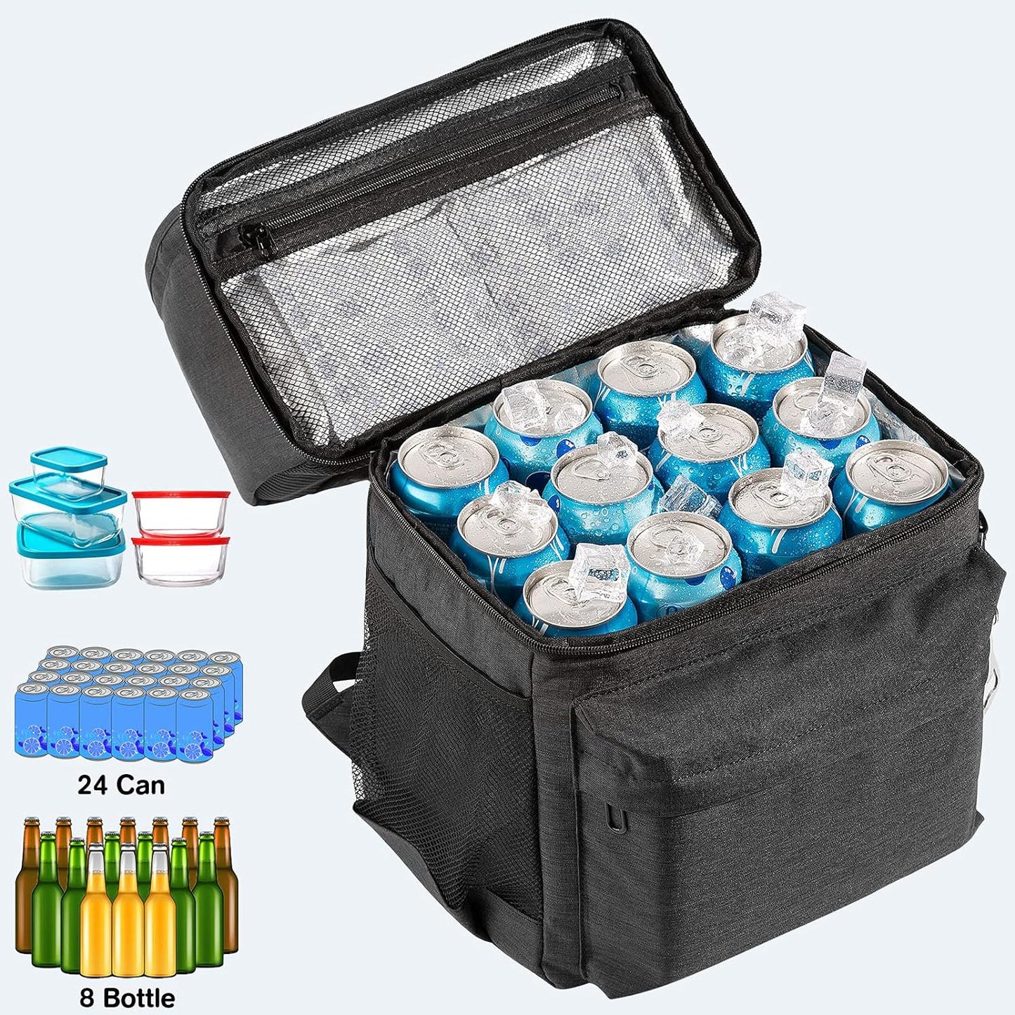 Kühlrucksack, Schwarz