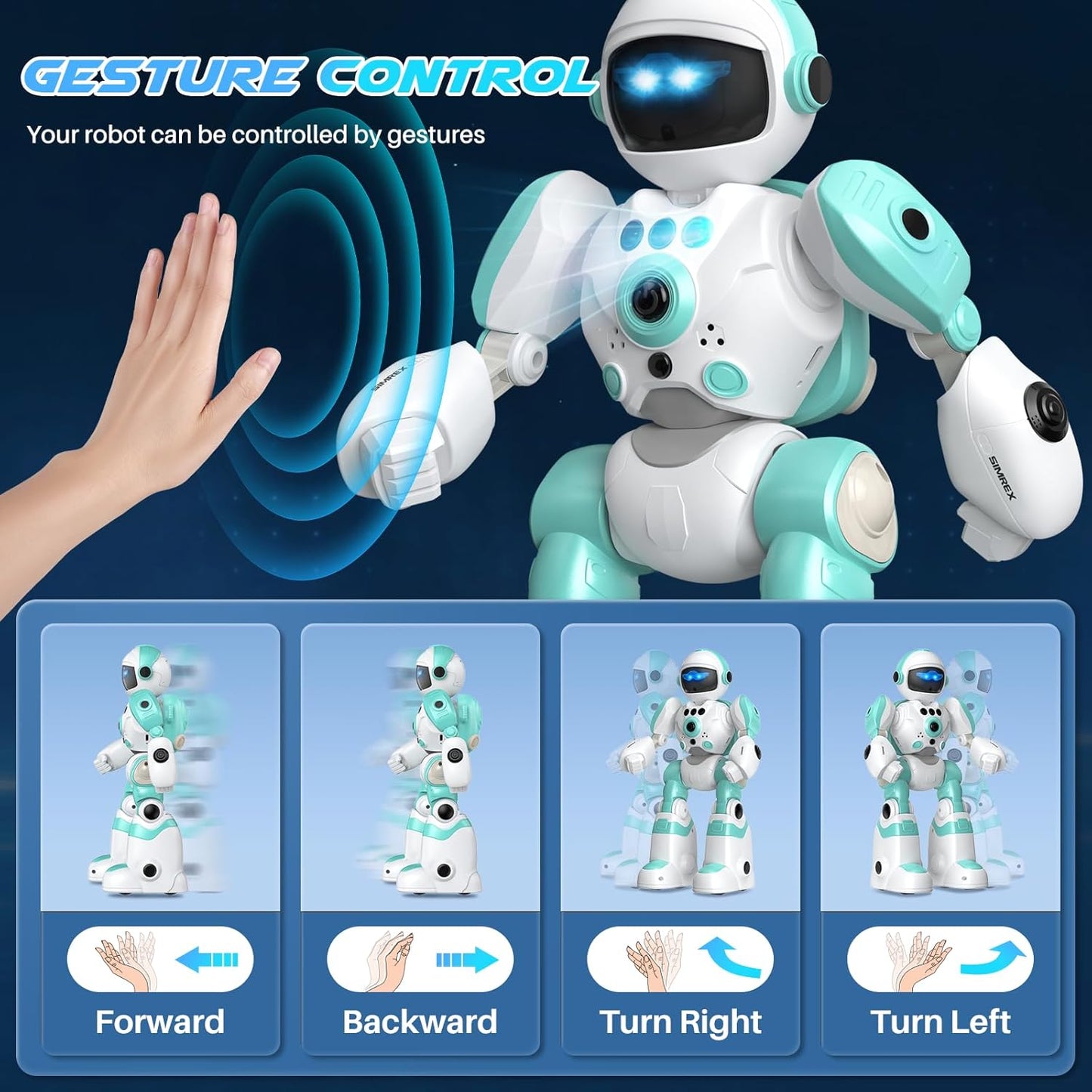 RC-Roboter mit Gestensensor und Musik