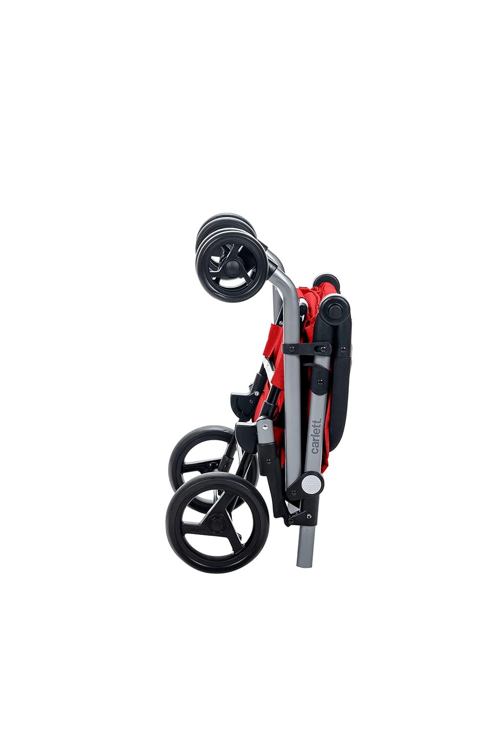 Einkaufstrolley Classic Duo Lett430 mit 4 Rädern und Bremse, Rot CLASSIC duo