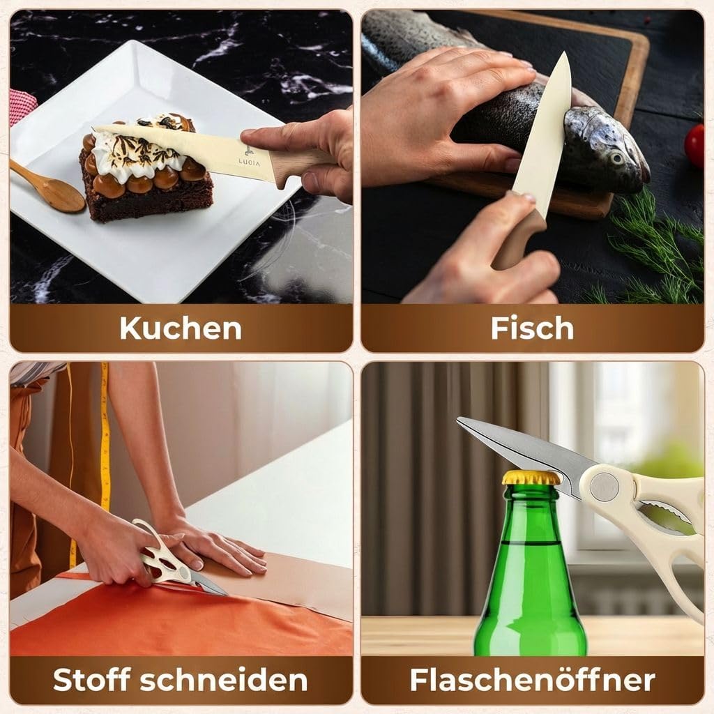 Messerset mit Block
