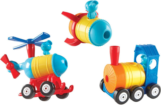 1-2-3 Build It! - Rakete, Zug & Hubschrauber, Rakete