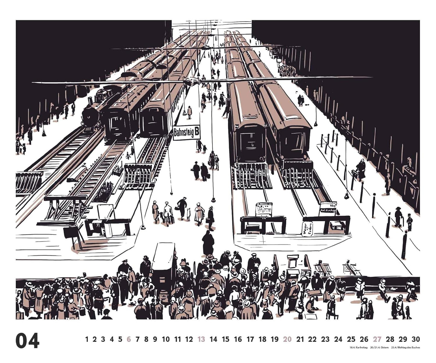 Wandkalender 2025: "Berlin - Die Goldenen Zwanziger", Kalender