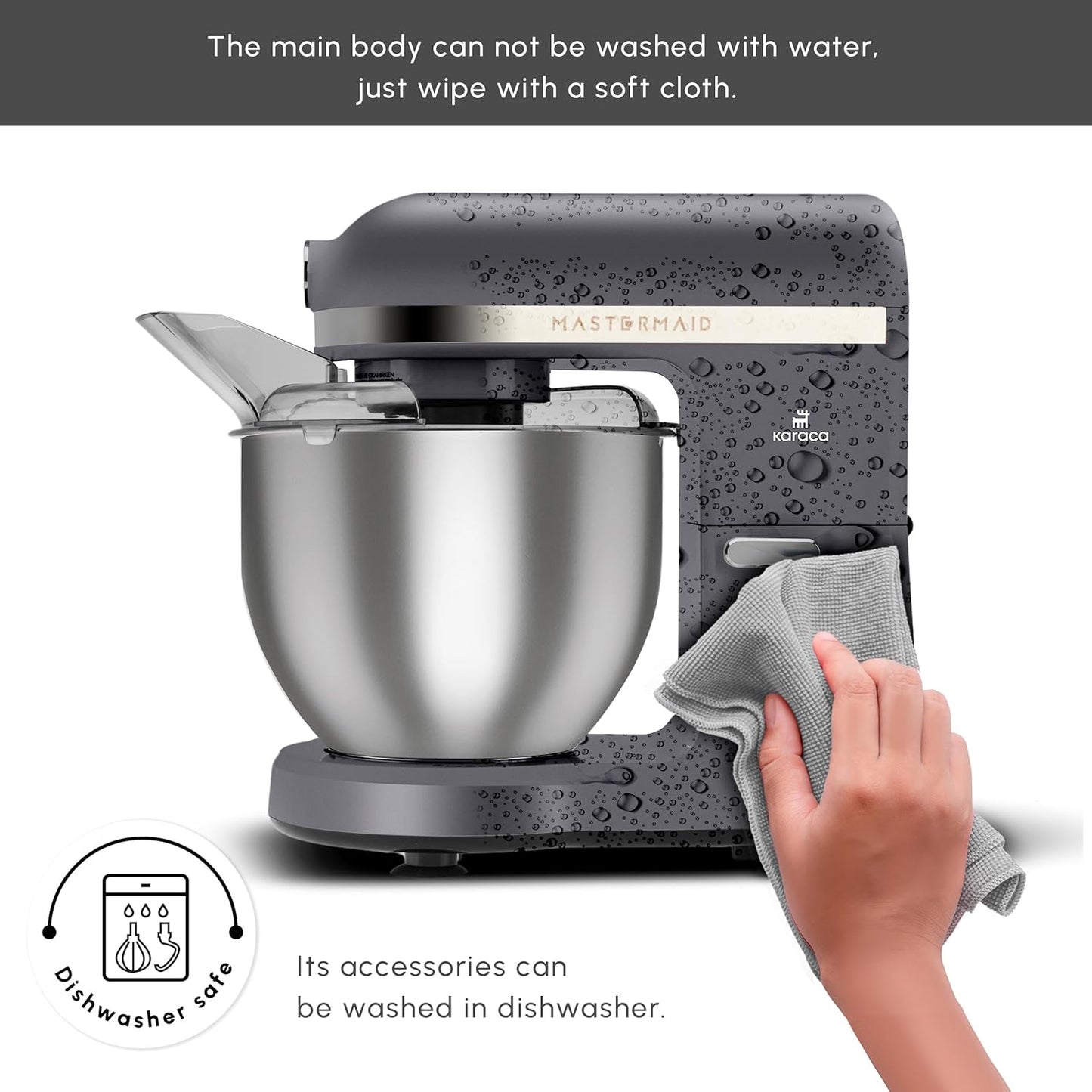 Mastermaid Chef Pro Küchenmaschine, Space Gray