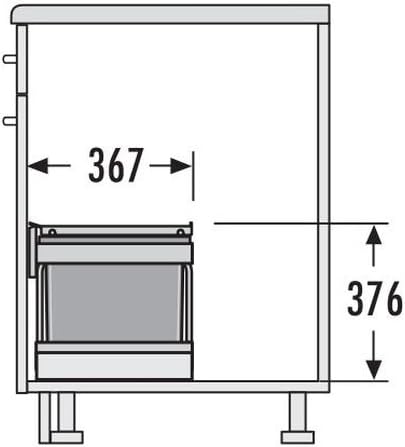 Raumspar-Tandem-S-plus Hailo TR Swing 3644831