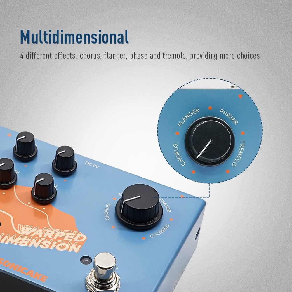 Modulations-Gitarreneffektpedal - Digital Warped Dimension, Dimension Modulation