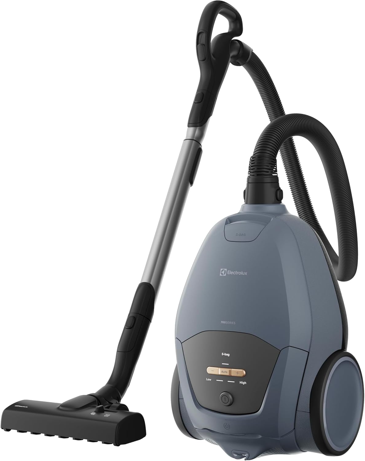 700 Silent Staubsauger mit Beutel EB71U2LDB, Ultra leise, 12 m Radius
