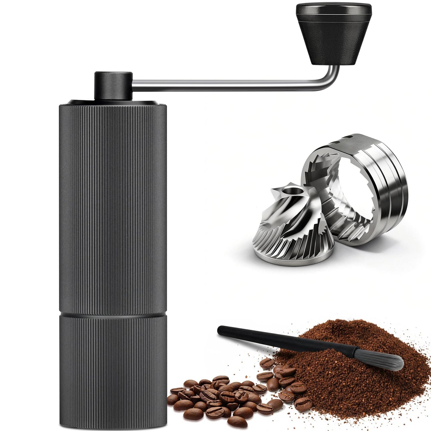 Manuelle Kaffeemühle mit 30 Mahlstufen