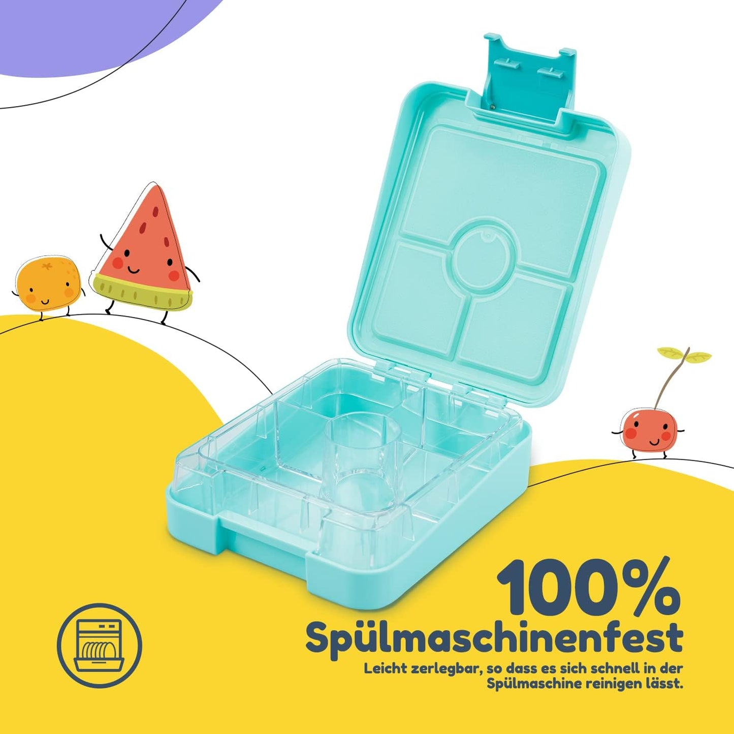 Easy Bento Box, Türkis / Easy Snackbox