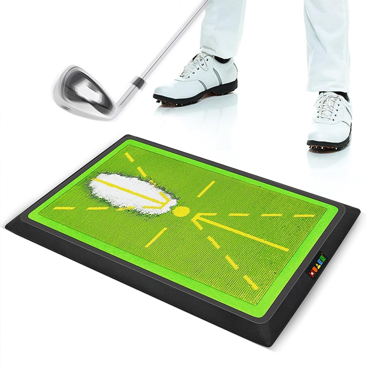 Golfschwung-Trainingsmatte mit Schwungwege-Feedback