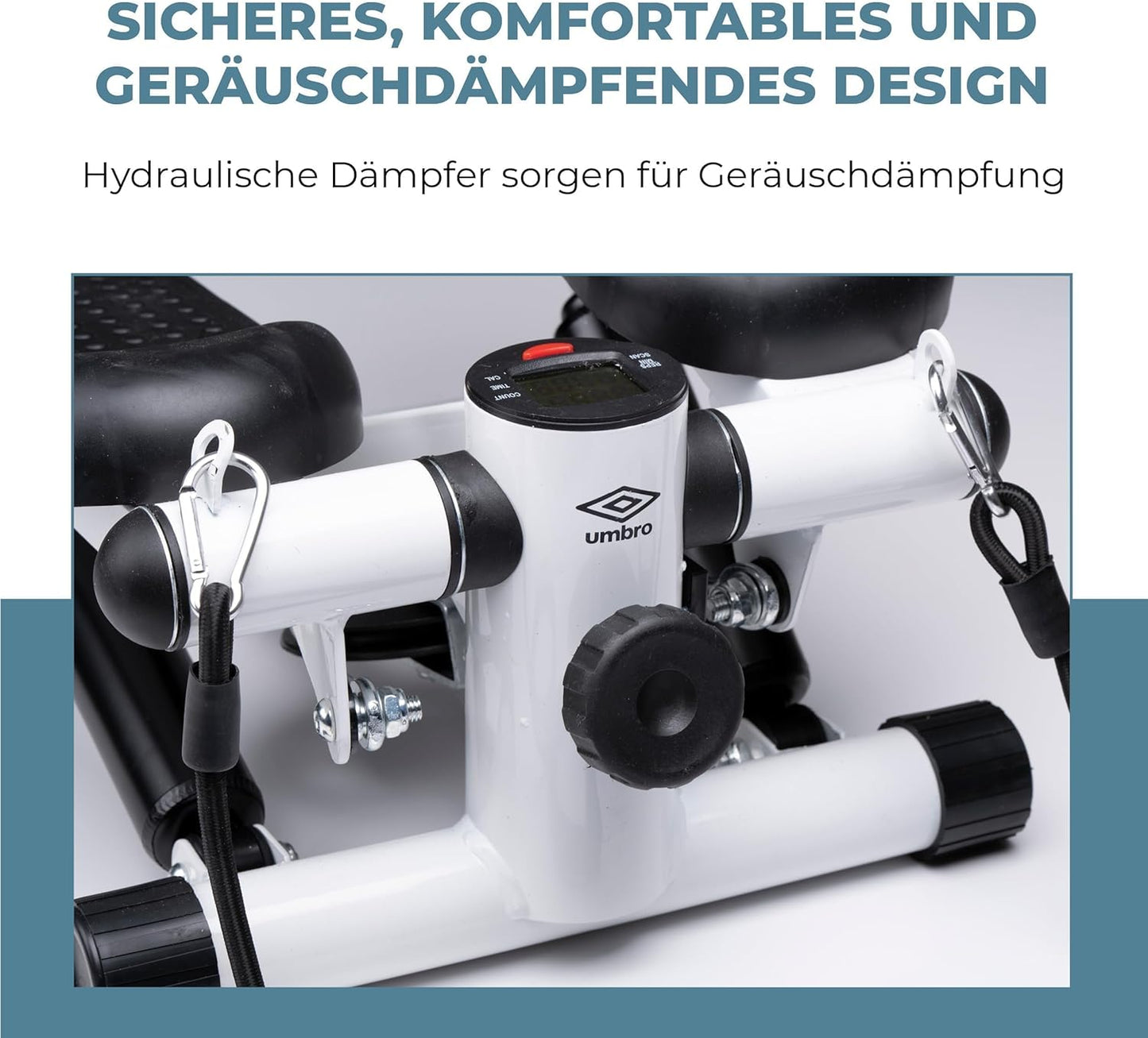 Mini Stepper mit Widerstandsbändern, Stepper mit Widerstandsbänder