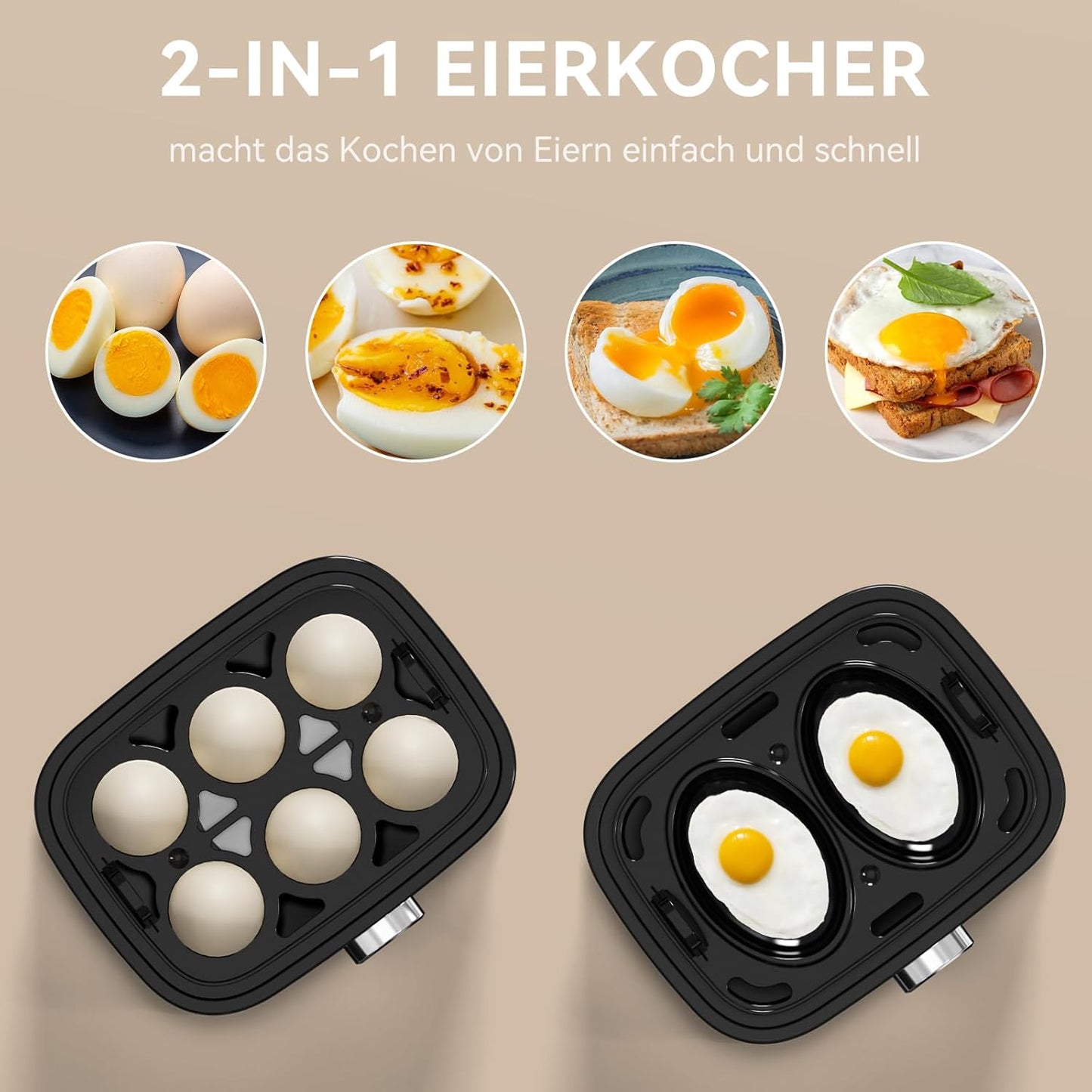 Multifunktioneller Eierkocher