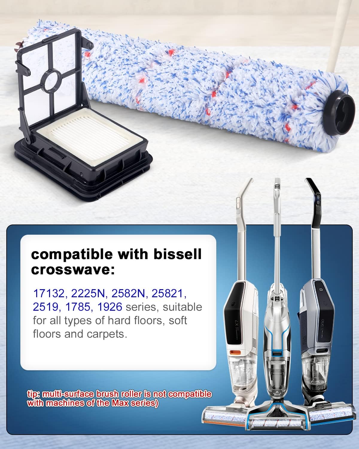 Zubehör-Set für Bissell Crosswave 3-In-1