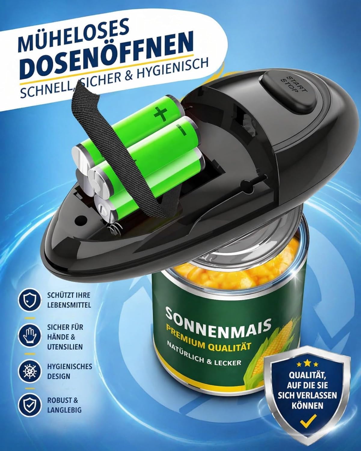 Elektrischer One-Touch Dosenöffner