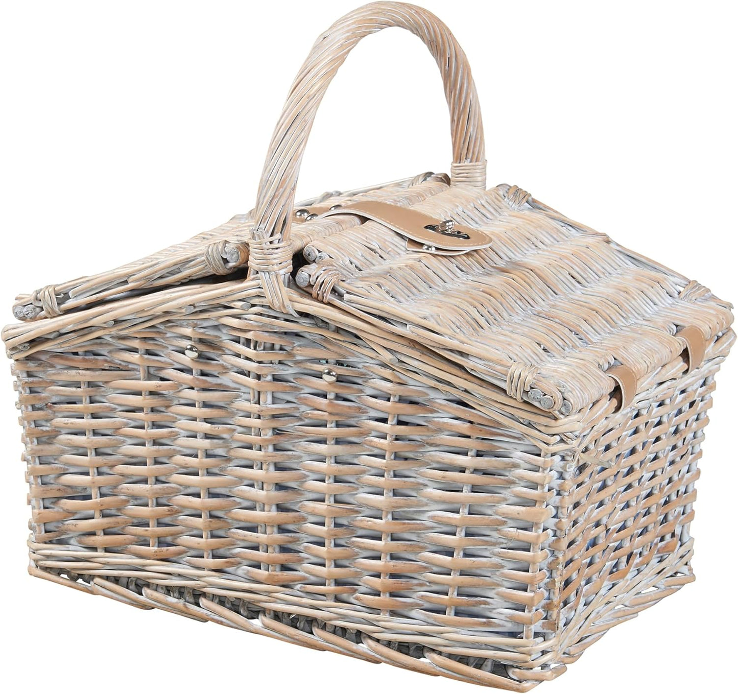 Lumparland Picknickkorb-Set für 2 Personen, 40 x 28 x 37 cm