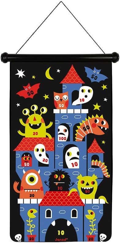 Magnetisches Dartspiel mit Monster-Motiv, Monster